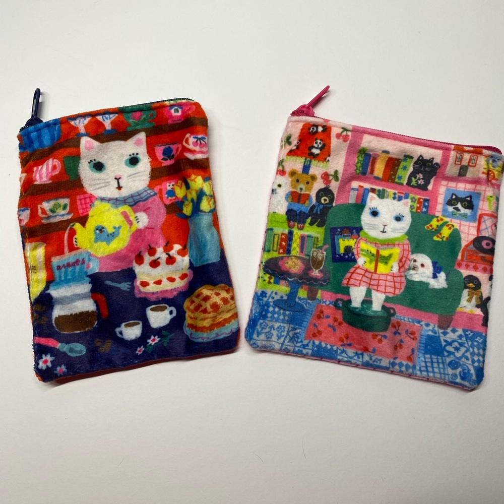 Set of 2 Yumi Kitagishi Pouches